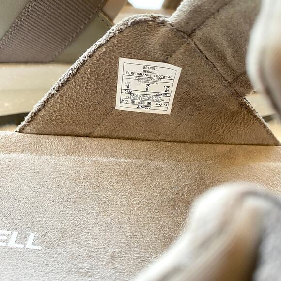 Merrell‎ Women’s Alpine Cush Slide Sandals Brindle Comfort Adventure Slides - Picture 12 of 12